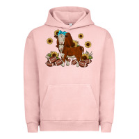 Pigment Salmon football hereford sunflower Urban Hoodie - JahusDesignShop