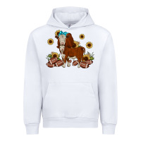 White football hereford sunflower Urban Hoodie - JahusDesignShop