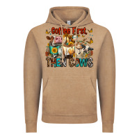 Vintage Coffee Coffee First Then Cows Vintage Hoodie - FaDigitalArtStudio