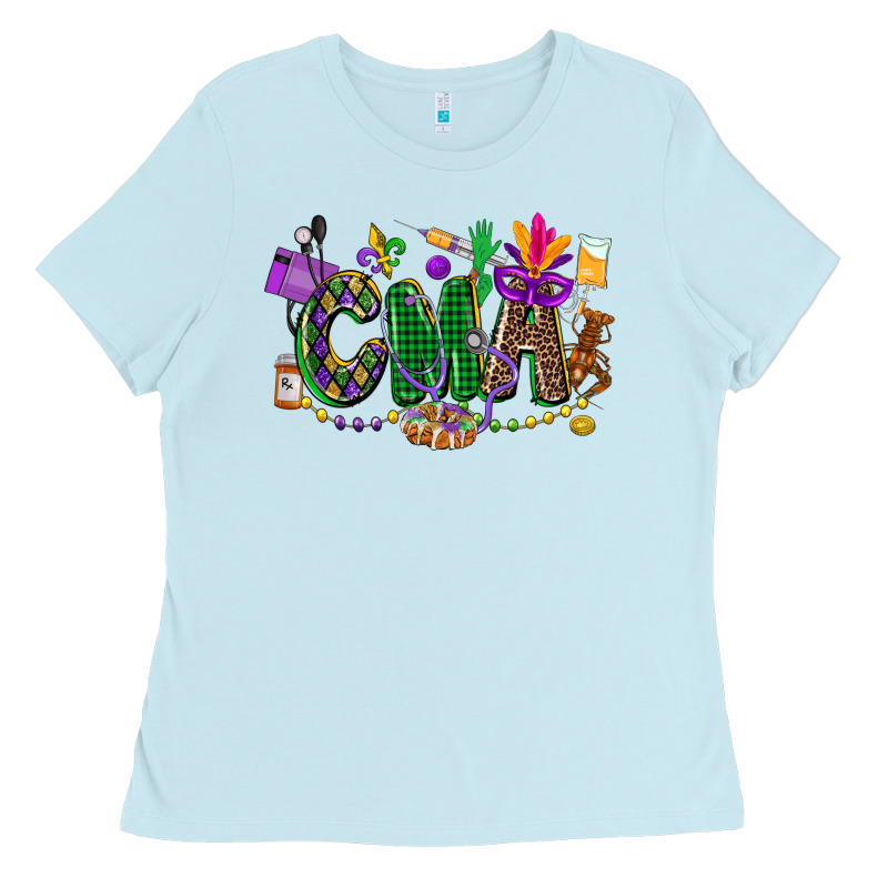 Cma Mardi Gras Cowgirl Ladies Tee by CowGirlArtShop | Teevron