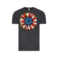 Vintage Black Patriotic Sunflower Vintage Tee - Jasminsmagicworld