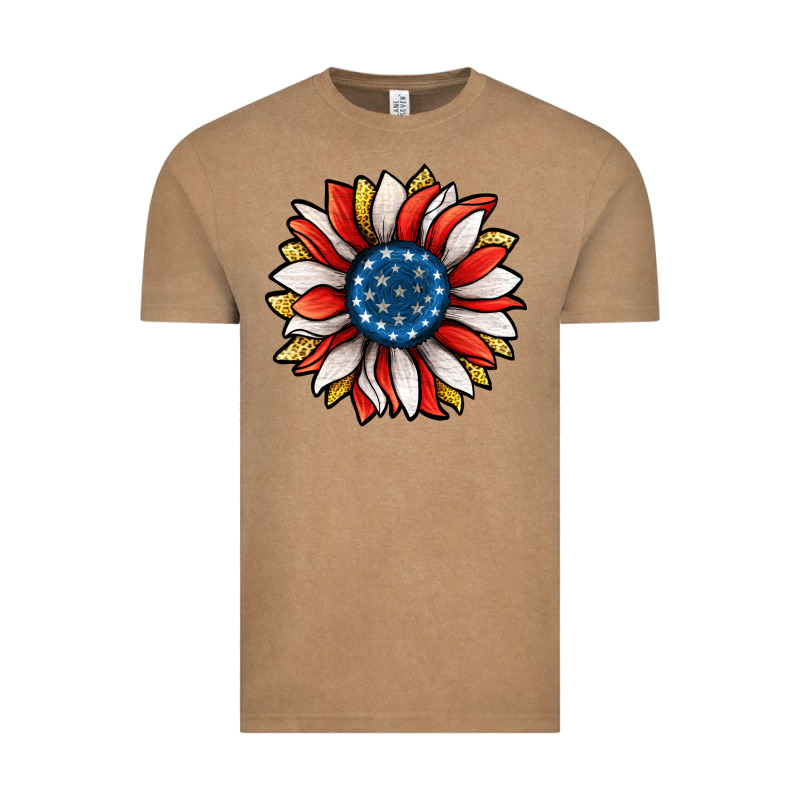Patriotic Sunflower Vintage Tee by Jasminsmagicworld | Teevron