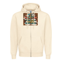 Sandshell faith cross mousepad Zipper Hoodie - BarkalooDesign