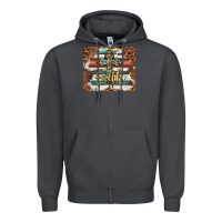 Smoke faith cross mousepad Zipper Hoodie - BarkalooDesign