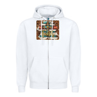 White faith cross mousepad Zipper Hoodie - BarkalooDesign