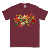 Burgundy cinco de mayo librarian Classic Tee - CowGirlArtShop