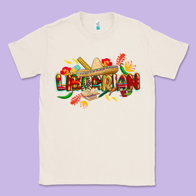 Cinco De Mayo Librarian Classic Tee Designed By Cowgirlartshop