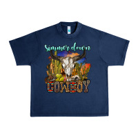 Navy simmer down cowboy Urban Heavy Tee - OliviaCreatesArt
