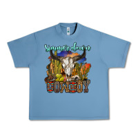 Pebble Blue simmer down cowboy Urban Heavy Tee - OliviaCreatesArt
