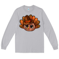 Moon Dust turkey and leopard pattern and thanksgiving hat bbs Long Sleeve Tee - BundleAndBundleShop