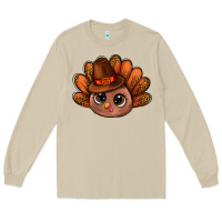 Mushroom turkey and leopard pattern and thanksgiving hat bbs Long Sleeve Tee - BundleAndBundleShop