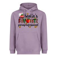 Lavender santa's favorite  paraprofesyonal Heavyweight Hoodie - AdoDesignShop