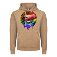 Vintage Coffee rainbow lips pride Vintage Hoodie - FaDigitalArtStudio