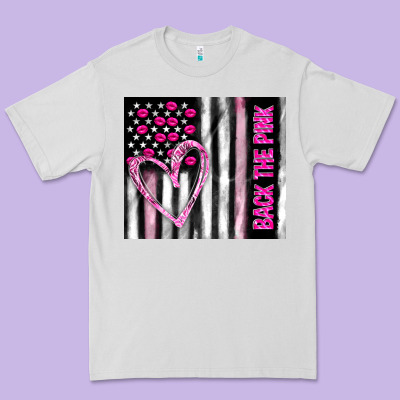 Back The Pink Premium Tee Designed By Tumblerdesignbyshophia