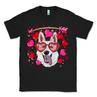 Black valentine's day  white shepherd Classic Tee - RanaPortraitStore