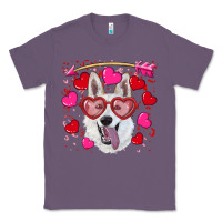 Lavender valentine's day  white shepherd Classic Tee - RanaPortraitStore