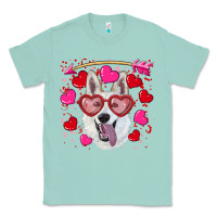 Seafoam valentine's day  white shepherd Classic Tee - RanaPortraitStore
