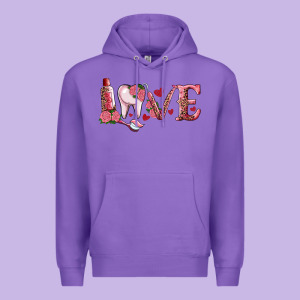 Valentines Day Dental Love Premium Hoodie Designed By Ranaportraitstore