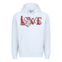 White Valentines day dental love Premium Hoodie - RanaPortraitStore