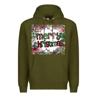Army Green merry Christmas Premium Hoodie - CowhideDigitalArt