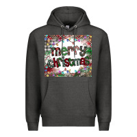 Charcoal Heather merry Christmas Premium Hoodie - CowhideDigitalArt