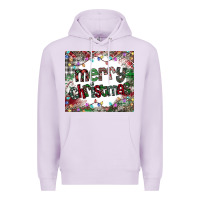 Lilac merry Christmas Premium Hoodie - CowhideDigitalArt