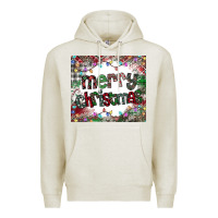Oatmeal Heather merry Christmas Premium Hoodie - CowhideDigitalArt