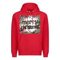 Red merry Christmas Premium Hoodie - CowhideDigitalArt