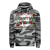 Slate Camo merry Christmas Premium Hoodie - CowhideDigitalArt