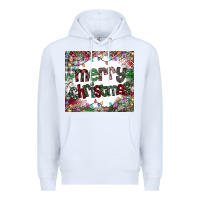 White merry Christmas Premium Hoodie - CowhideDigitalArt