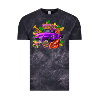 Cloud Black mardi gras truck olivia Vintage Tee - OliviaCreatesArt