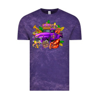 Cloud Purple mardi gras truck olivia Vintage Tee - OliviaCreatesArt