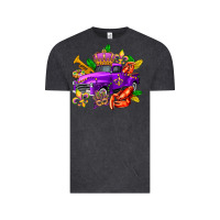 Vintage Black mardi gras truck olivia Vintage Tee - OliviaCreatesArt