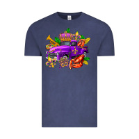 Vintage Denim mardi gras truck olivia Vintage Tee - OliviaCreatesArt