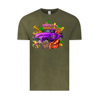 Vintage Olive mardi gras truck olivia Vintage Tee - OliviaCreatesArt