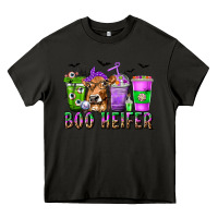 Asphalt Boo Heifer Coffee Cups with Halloween Heavy Core Tee - texasbilliewilder