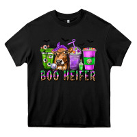 Black Boo Heifer Coffee Cups with Halloween Heavy Core Tee - texasbilliewilder