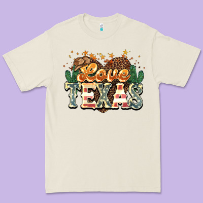 Love Texas 4th Of July Premium Tee Designed By Howdyjamesfarm