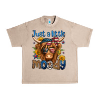 French Oak just a little moody 4th of july long haired cow Urban Heavy Tee - Jasminsmagicworld