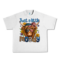 Lunar Rock just a little moody 4th of july long haired cow Urban Heavy Tee - Jasminsmagicworld