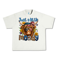 Pistachio just a little moody 4th of july long haired cow Urban Heavy Tee - Jasminsmagicworld