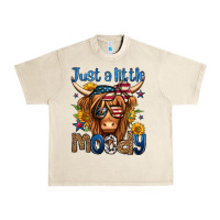 Sandshell just a little moody 4th of july long haired cow Urban Heavy Tee - Jasminsmagicworld