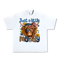 White just a little moody 4th of july long haired cow Urban Heavy Tee - Jasminsmagicworld