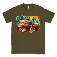 Army Green cinco de mayo truck Classic Tee - CowGirlArtShop