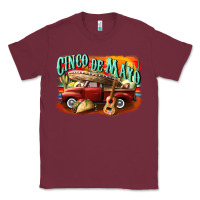 Burgundy cinco de mayo truck Classic Tee - CowGirlArtShop