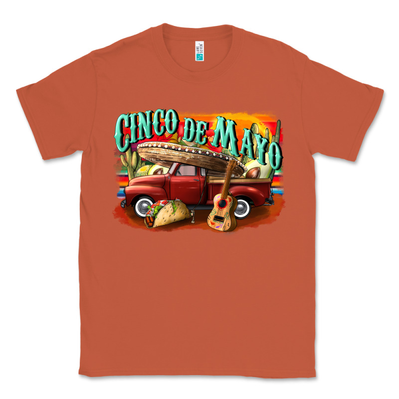Cinco De Mayo Truck Classic Tee by CowGirlArtShop | Teevron