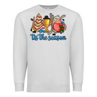 Dove Grey tis the season hockey and Christmas Premium Sweatshirt - AdoDesignShop