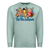 Tis The Season Hockey And Christmas Premium Sweatshirt | Teevron