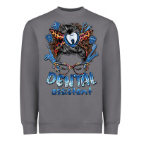 Storm dental assistant messy bun Heavyweight Sweatshirt - BarkalooDesign