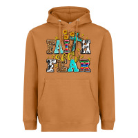 Meerkat faith over fear with cross and sunflowers Heavyweight Hoodie - AdoDesignShop